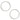 METAL RINGS SILVER 3MM X 50MM 2PC