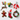 CARD DIY CHRISTMAS SHAPES 30PC