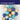BEAD WOOD 16MM RND BLUE MULTI 30PC