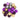 BEAD WOOD 16MM RND PURPLE MULTI 30PC