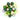 BEAD WOOD 16MM RND GREEN MULTI 30PC