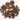 WOOD NATURAL ASST CONES 500G