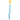 STRUNG MINI BOW SEED BEAD BLUE 14PC