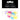 BLOSSOMS MINI BOW DAISY MULTI 3CM 4PC