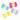 BLOSSOMS MINI BOW DAISY MULTI 3CM 4PC