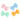 BLOSSOM LACE TEXTURE BOW MULTI 5.5CM 4PC