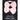 BLOSSOMS SEQUIN BOW PINK 7.5CM 2PC