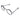 WIRE EYE GLASSES BLACK 60MM 1PC