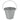 METAL BUCKET LRG SILVER 1PC
