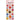 STICKER JOYFUL FLOWER MULTI 1 SHEET 21PC