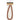 TAN LEATHER PLAITED CORD  1 PIECE  30CM