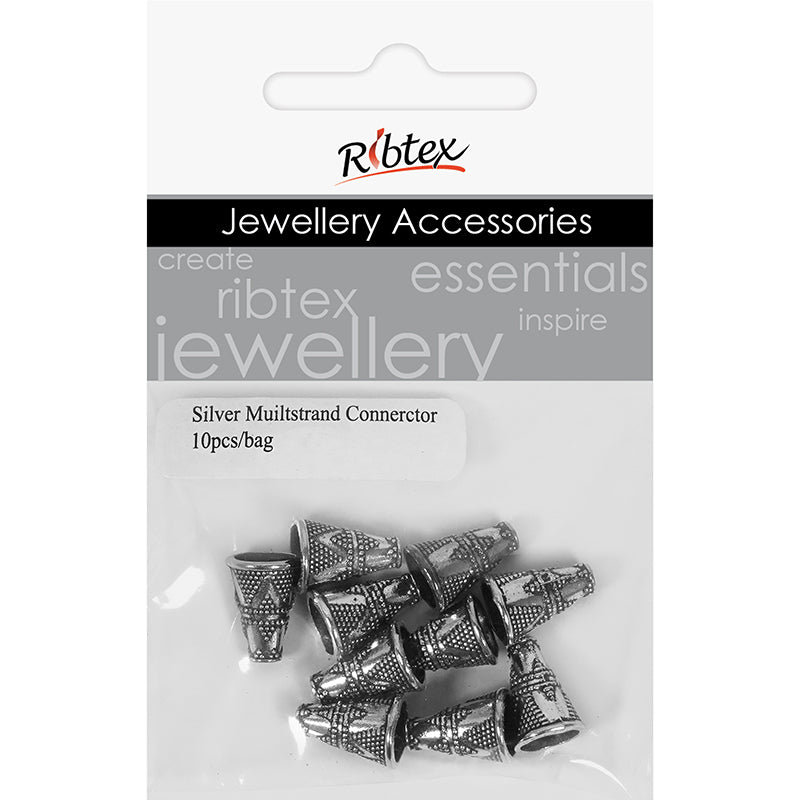 MULTI STRING CONNECTOR SILVER 10PC – Arbee Craft