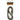 JF TWINE NECKLACE CLASP 41CM BROWN 3PC