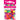 BEAD 14MM HEART FLURO BRIGHT ASST 20G
