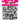 BEAD VP 6MM PONY CLR WHT BLK 125G