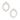 RESIN TINY FRAMES OVAL PEARL 2PC