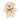 MINI DOG TEDDY BEIGE 10CM 1PC