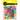 BEADS PLASTIC PONY BEADS MULTI 11MM 60G