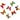 BUTTON WOOD BUTTERFLY  ASST 20PC