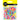 BEADS PLASTIC PONY BEADS PASTEL 6MM 50G