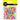 BEADS PLASTIC PONY BEADS PASTEL 6MM 50G
