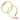 JF RAINBOW RUBBER BRACELET 2PC