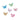 CHARMS PLASTIC BUTTERFLIES MULTI 6PC