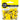 EMB WOOD BEES ASST 15MM YLW BLK 40PC