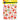 XMAS COLOUR STCKER GLIT SANTA-CANDY 1SH