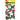XMAS POM POM TRAD RED GREEN WHITE 100PC