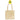 XMAS JUTE TOTE BAG 20X20CM GOLD DEER 1PC