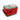 XMAS METAL BOX WITH HANDLE SANTA 1PC