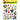 XMAS GLITTER STICKERS HAPPY SANTA 1SH