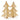WOOD DIY TREES 10PC