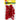 XMAS RED VELVET TWIST TIE BOWS 10PC
